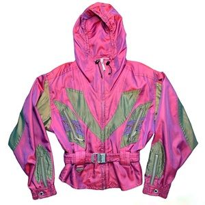 Retro Spyder Winter Jacket - Iridescent Colors, Women’s Medium
